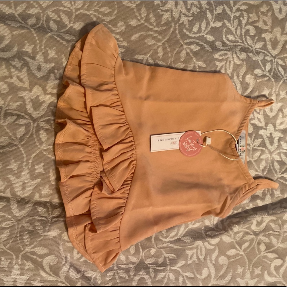 Blush pink Bailey’s Blossoms blouse